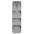 Organizator tacamuri sertar, 5 compartimente, 40x11x5,5cm, gri [8]