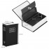Caseta de valori, cutie metalica cu cheie, portabila, tip carte, Dictionar, negru, 24x15.5x5.5 cm [3]