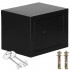 Seif standard cu cheie, 170x230x170 mm, Otel, Negru [13]