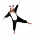 Pijama tip salopeta pentru copii, model panda, marime 110-120cm [8]