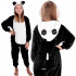 Pijama tip salopeta pentru copii, model panda, marime 110-120cm [11]