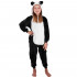 Pijama tip salopeta pentru copii, model panda, marime 120-130cm [15]