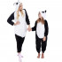 Pijama tip salopeta pentru copii, model panda, marime 120-130cm [16]