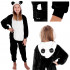 Pijama tip salopeta pentru copii, model panda, marime 120-130cm [7]