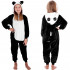 Pijama tip salopeta pentru copii, model panda, marime 125-140cm [29]