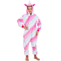 Pijama tip salopeta pentru copii, model unicorn, marime 120-130cm Pijama tip salopeta pentru copii, model unicorn, marime 120-130cm