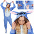 Pijama tip salopeta pentru adulti, model Stitch, marime S [25]