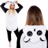 Pijama tip salopeta pentru adulti, model Panda, marime S [17]