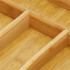 Organizator tacamuri si ustensile bucatarie, bambus, 25x34x4.5cm [4]