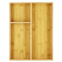 Organizator tacamuri si ustensile bucatarie, bambus, 40x30x5cm Organizator tacamuri si ustensile bucatarie, bambus, 40x30x5cm