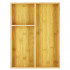 Organizator tacamuri si ustensile bucatarie, bambus, 40x30x5cm [17]