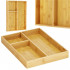 Organizator tacamuri si ustensile bucatarie, bambus, 40x30x5cm [5]