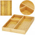 Organizator tacamuri si ustensile bucatarie, bambus, 40x30x5cm [7]