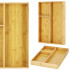 Organizator tacamuri si ustensile bucatarie, bambus, 40x30x5cm [8]