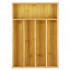Organizator tacamuri si ustensile bucatarie, bambus, 25x35x5cm [14]