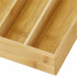 Organizator tacamuri si ustensile bucatarie, bambus, 25x35x5cm [11]