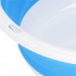 Lighean pliabil, rotund, din plastic si silicon, 31x13cm, 4.5litri, albastru [9]