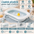Cadita de baie pliabila pentru bebelusi si copii, sistem de siguranta impotriva plierii accidentale, dop de scurgere, sarcina maxima 30 kg, material p [2]