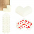 Set 10 protectii colturi pentru siguranta copii, 60x35mm, spuma EPE, crem [14]
