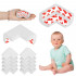 Set 10 protectii colturi pentru siguranta copii, 60x35mm, spuma EPE, gri [9]