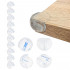 Set 10 protectii colturi pentru siguranta copii, rotunde, 30x25mm, silicon, transparent [14]