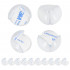 Set 10 protectii colturi pentru siguranta copii, rotunde, 30x25mm, silicon, transparent [22]