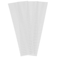 Organizator pentru sertar cu 4 separatoare, 46x7cm, alb