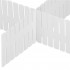 Organizator pentru sertar cu 4 separatoare, 46x7cm, alb [8]