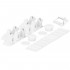 Set 10 sigurante magnetice ascunse, blocator sertare si usi, 2 sisteme fixare incluse, alb [8]