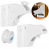 Set 4 sigurante magnetice ascunse, blocator sertare si usi, 2 sisteme fixare incluse, alb [2]