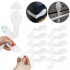 Set 10 sigurante blocator sertare si usi, plastic si textil, ajustabile, 20 cm, alb [20]