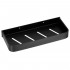 Raft de baie cu 2 sisteme instalare pe perete, aluminiu, 30x12x4cm, negru [10]
