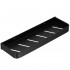 Raft de baie cu 2 sisteme instalare pe perete, aluminiu, 40x12x4cm, negru [7]