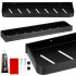 Raft de baie cu 2 sisteme instalare pe perete, aluminiu, 50x12x4cm, negru [4]