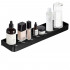 Raft de baie cu 2 sisteme instalare pe perete, aluminiu, 50x12x4cm, negru [23]