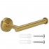 Suport hartie igienica din otel, sistem montare inclus, 16cm, auriu perlat [9]