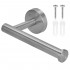 Suport hartie igienica din otel, sistem montare inclus, 16cm, argintiu lucios [7]