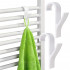 Set 2 carlige pentru calorifer, tip cuier pentru prosoape, din plastic, alb [2]