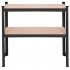 Raft metalic depozitare cu 5 polite MDF, capacitate 675 kg, 75x30x150 cm, negru [13]