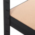 Raft metalic depozitare cu 5 polite MDF, capacitate 675 kg, 75x30x150 cm, negru [16]