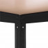 Raft metalic depozitare cu 5 polite MDF, capacitate 675 kg, 75x30x150 cm, negru [17]