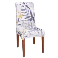 Husa pentru scaun, marime universala, poliester si spandex, 38x70cm, alb, nuante de bleumarin, galben Husa pentru scaun, marime universala, poliester si spandex, 38x70cm, alb, nuante de bleumarin, galben