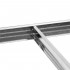 Raft metalic de depozitare cu 5 polite reglabile MDF, structura zincata, capacitate 1000 kg, 120x45x205 cm, gri [15]