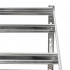 Raft metalic de depozitare cu 5 polite reglabile MDF, structura zincata, capacitate 1000 kg, 120x45x205 cm, gri [16]