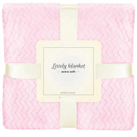 Patura pufoasa pentru 1 persoana, 2 fete, model in relief, 70x160cm, roz Patura pufoasa pentru 1 persoana, 2 fete, model in relief, 70x160cm, roz
