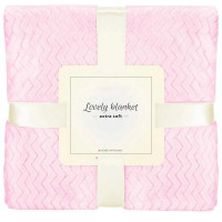 Patura pufoasa pentru 2 persoane, 2 fete, model in relief, 200x220cm, roz Patura pufoasa pentru 2 persoane, 2 fete, model in relief, 200x220cm, roz
