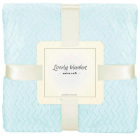 Patura pufoasa pentru 2 persoane, 2 fete, model in relief, 200x220cm, albastru Patura pufoasa pentru 2 persoane, 2 fete, model in relief, 200x220cm, albastru