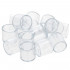 Set 16 protectii pentru picioare de mobilier, silicon PVC, Ø18 mm, transparent [14]
