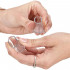 Set 16 protectii pentru picioare de mobilier, silicon PVC, Ø18 mm, transparent [24]