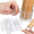 Set 16 protectii pentru picioare de mobilier, silicon PVC, Ø18 mm, transparent [26]